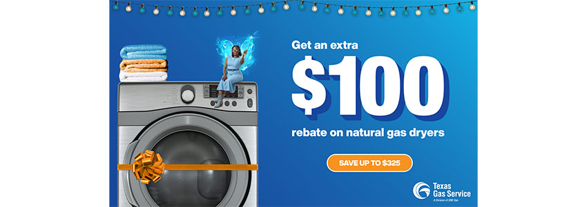 Texas Gas Service Holiday Rebates